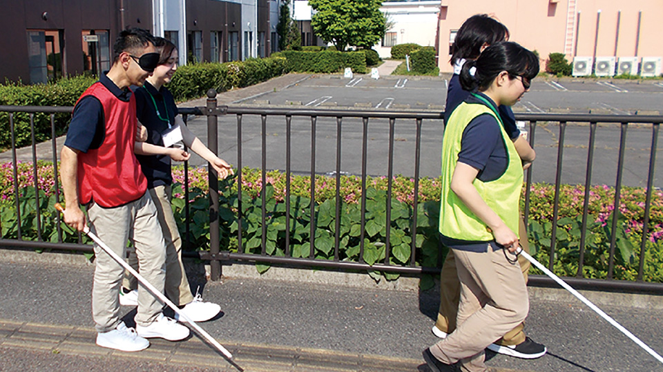 視覚障がい者体験